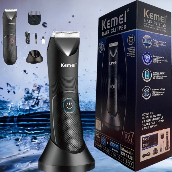 KEMIE HAIR CLIPPERS WATER PROOF KM-1838