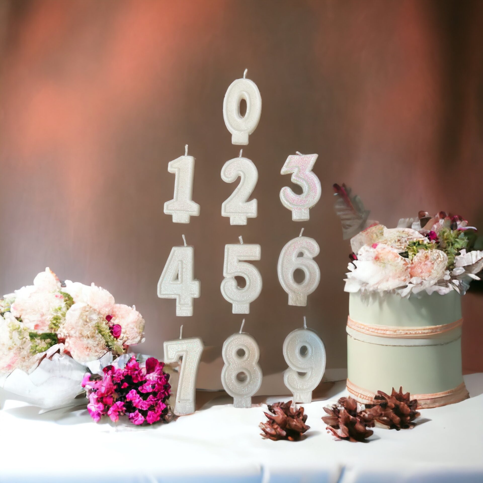 WHITE CANDLES NUMBERS