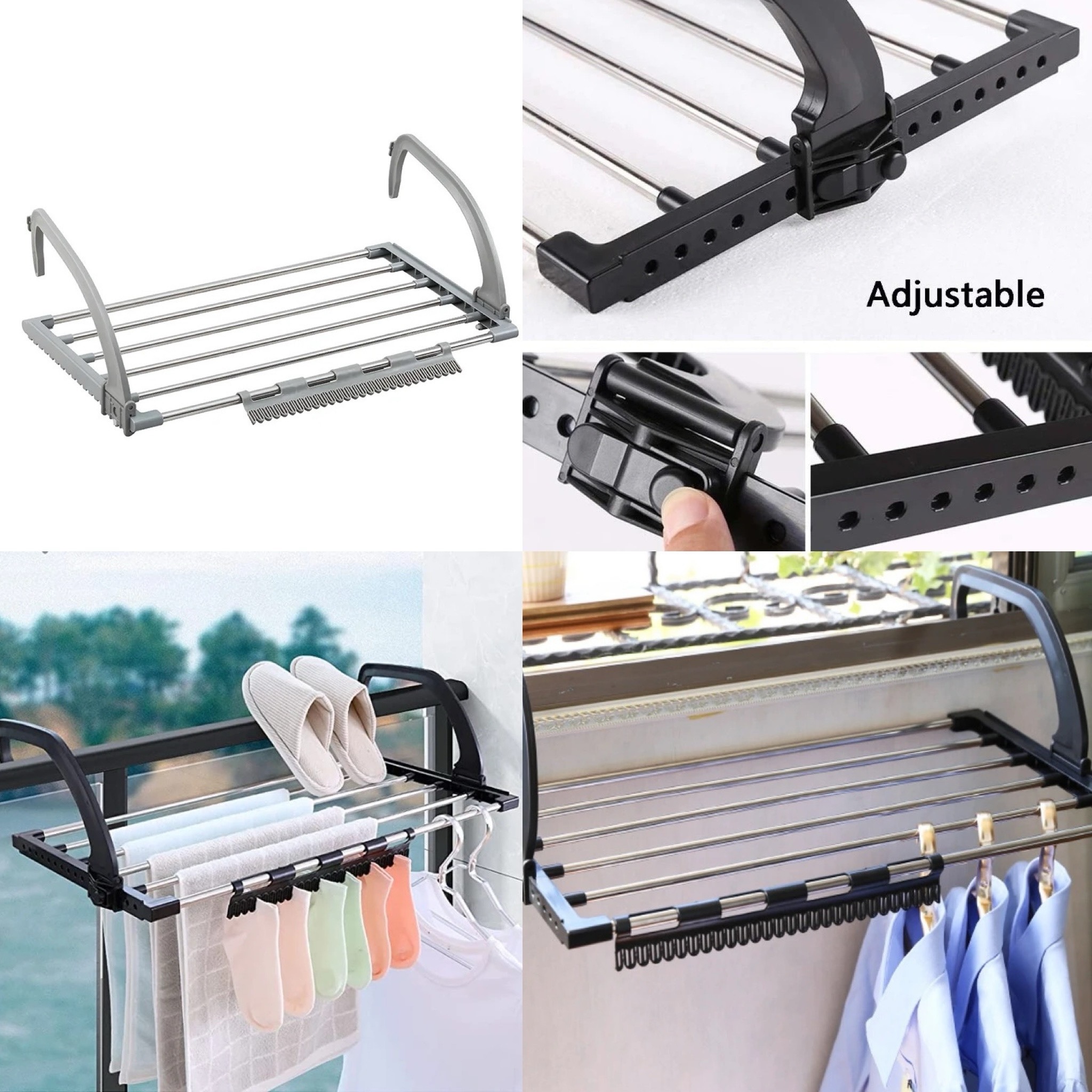 FOLDABLE HANGING LAUNDRY RACK