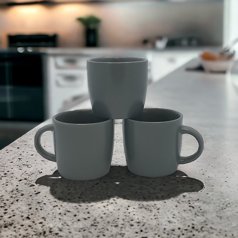 MATTE GREY MUG