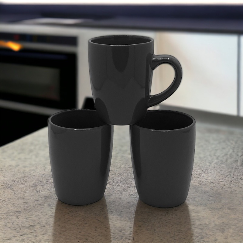 SHINY GREY MUG