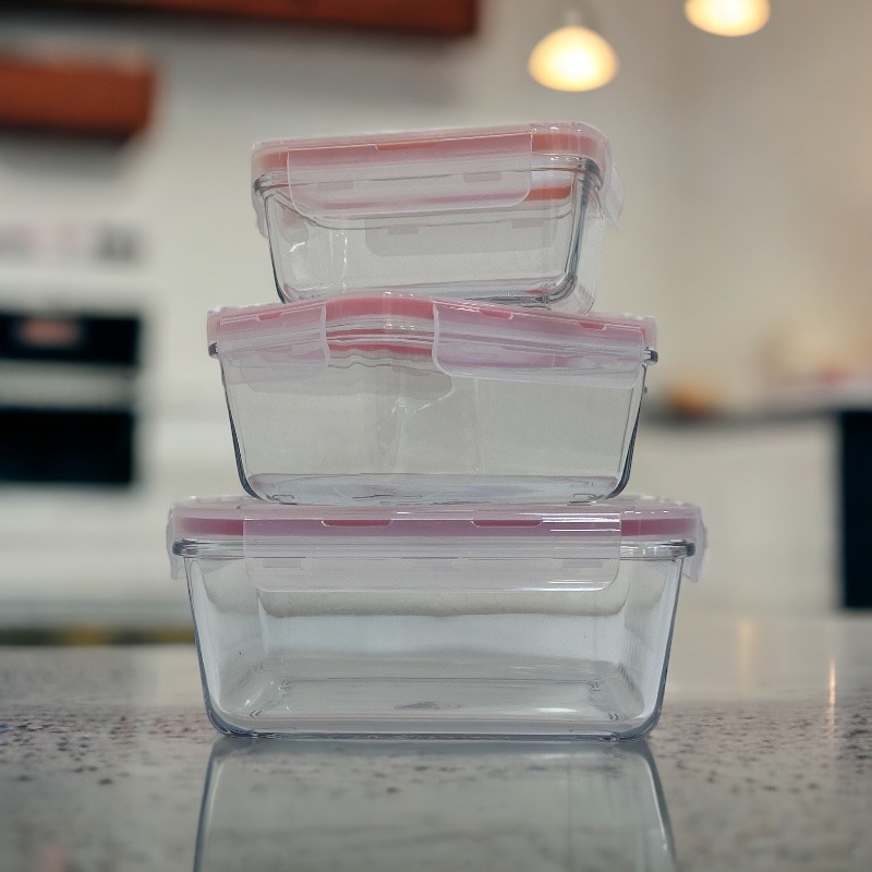 GLASS FOOD STORAGE