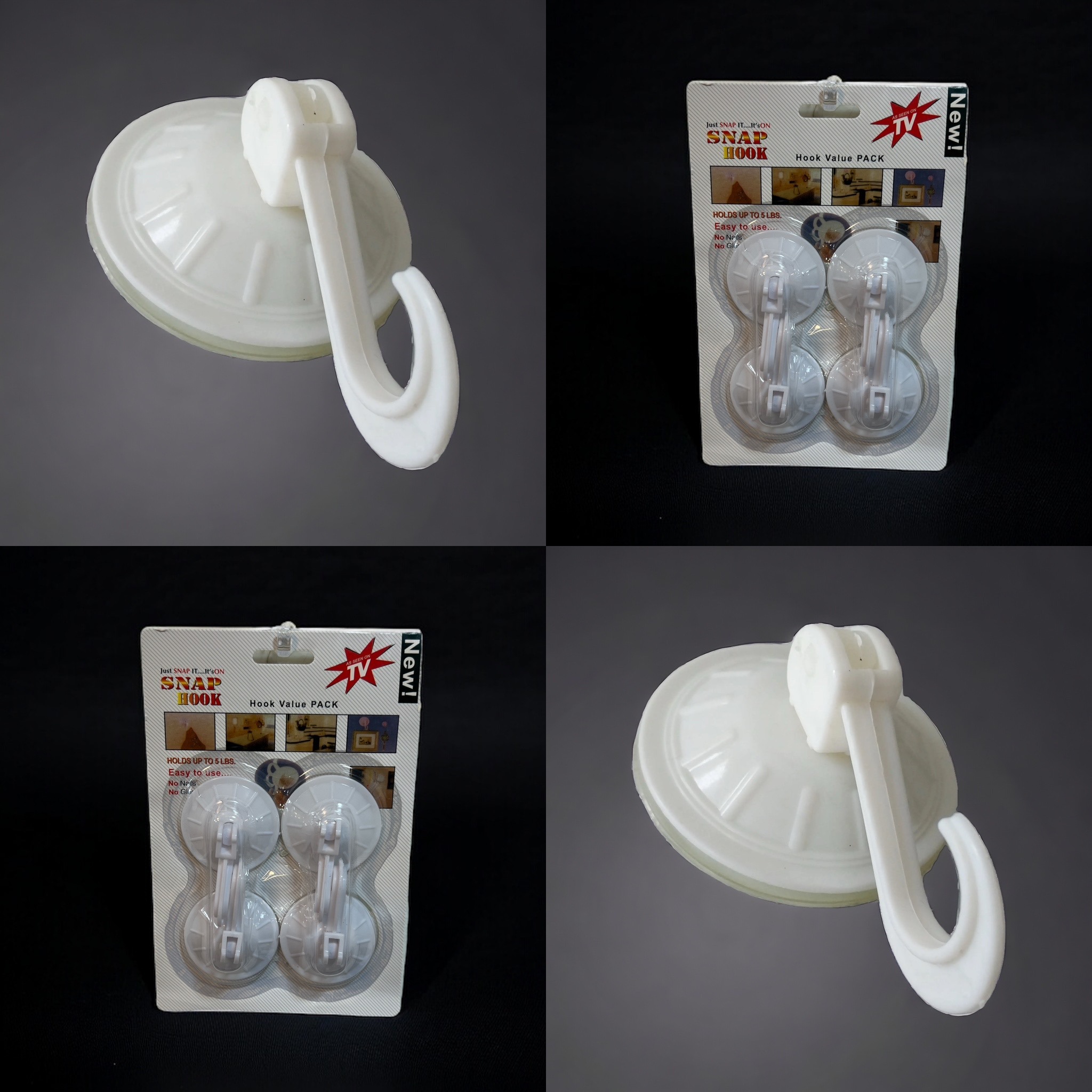 PLASTIC SUCTION HOOK