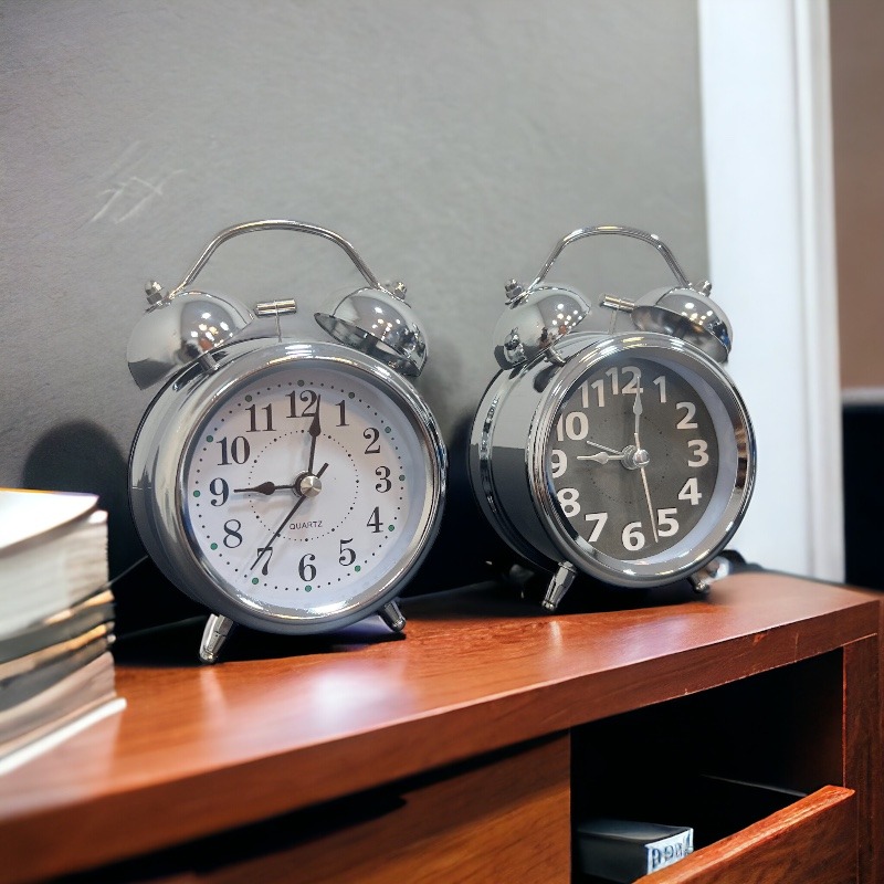 ALARM CLOCK SILVER