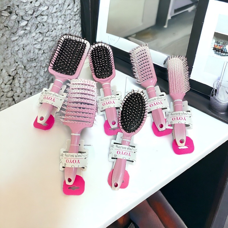 HAIR BRUSHES PINK