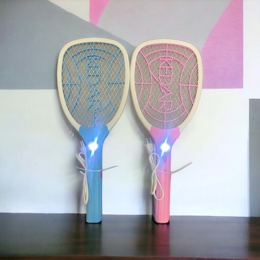 MOSQUITO SWATTER WITH BASE AND LIGHT