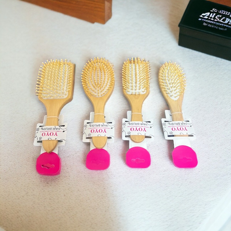 WOODEN HAIR BRUSHES